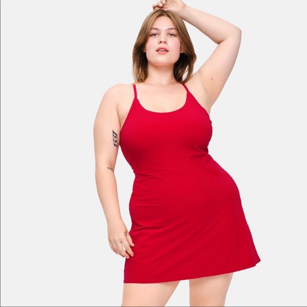 Outdoor Voices Exercise Dress - S - Scarlet